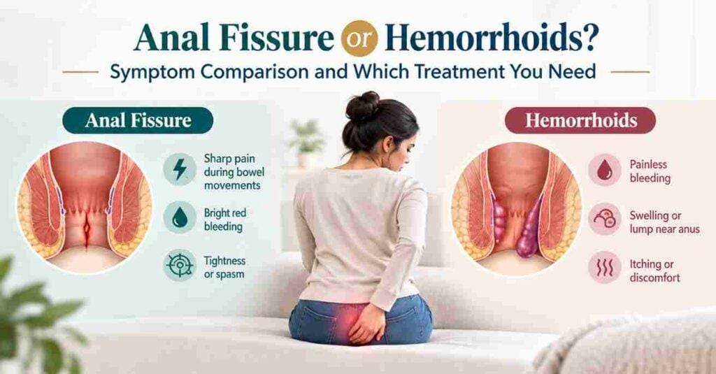 Anal Fissure Or Hemorrhoids? Symptom Comparison And Which Treatment You Need And Tell The Difference